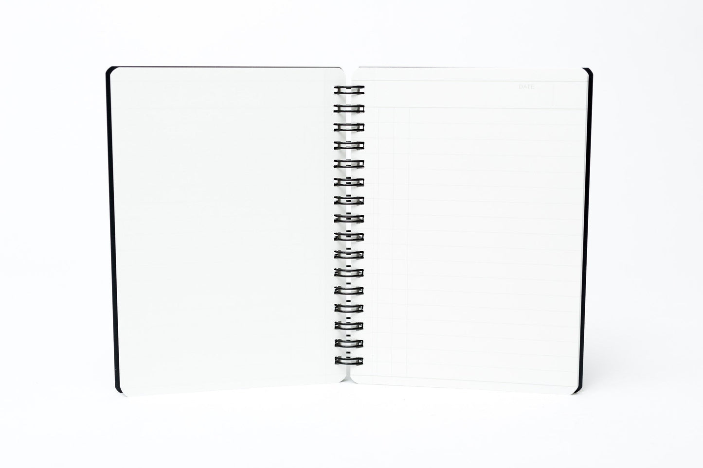 Black A6 Daily Notebook - Lined