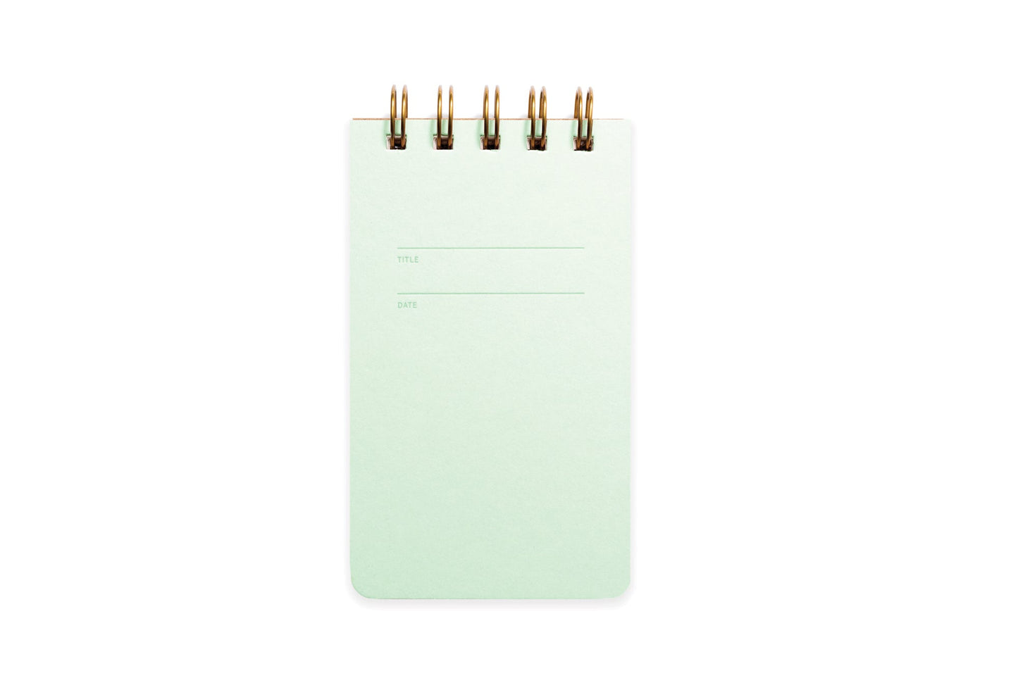 Reporter Notebook - light green