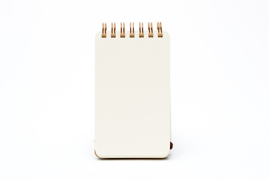 Grain Notepad Lined & Blank - Dark Brown