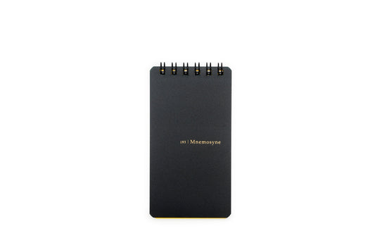 Black A7 Notebook - Lined