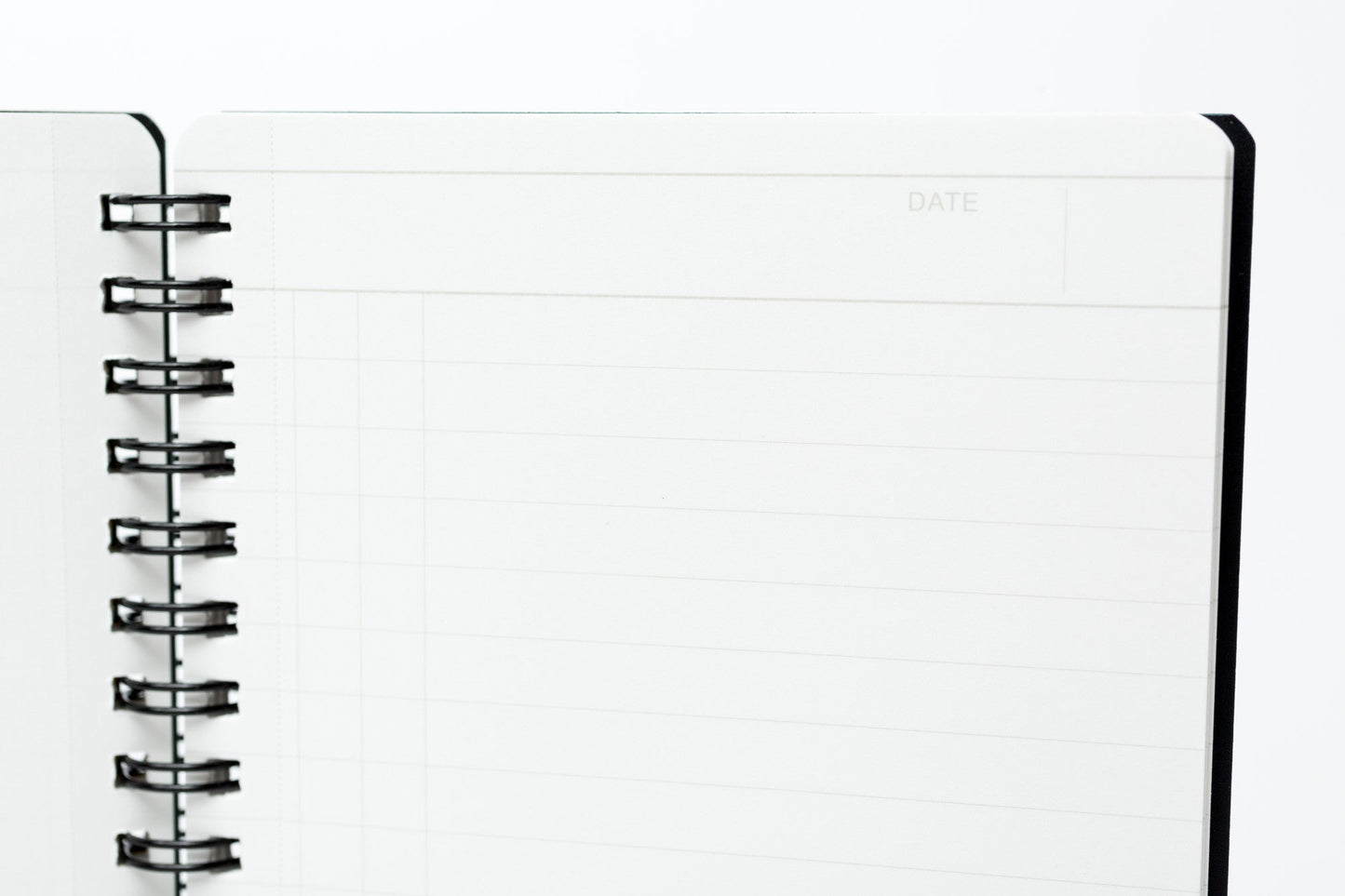 Black  A6 Daily Notebook - Lined