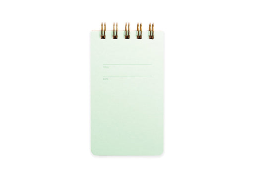 Reporter Notebook - light green