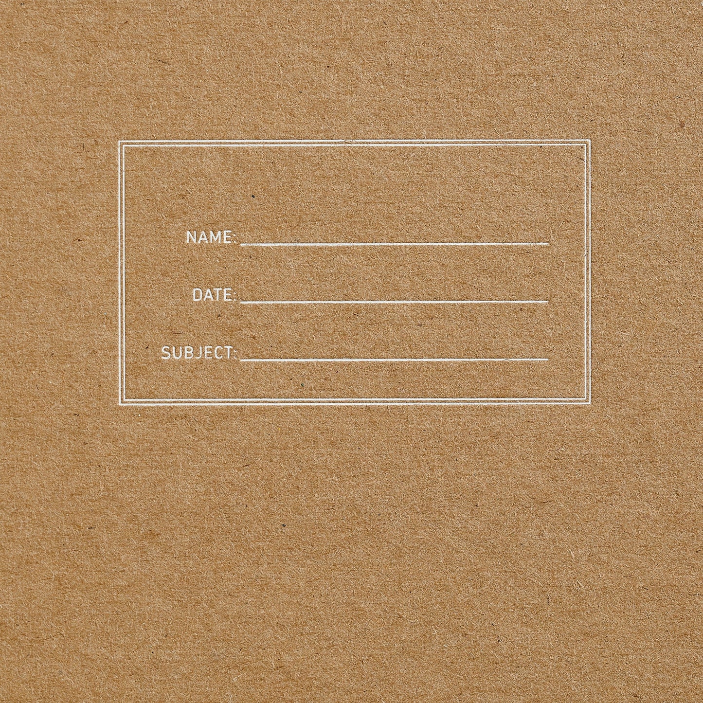 Standard Notebook - Kraft